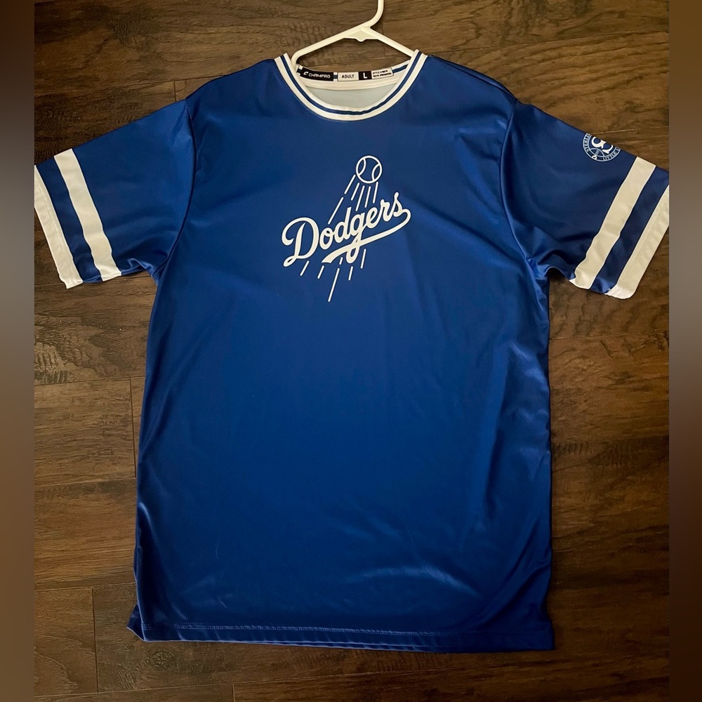 Blue Kids Short Sleeve Athletic Tee